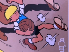 De jacht op een voetbal