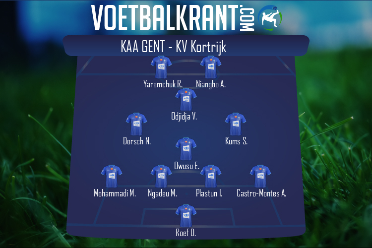 KAA Gent (KAA Gent - KV Kortrijk)