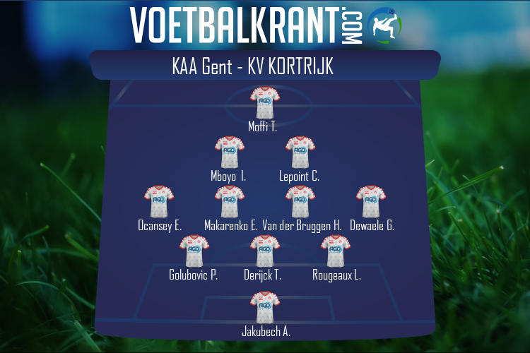 KV Kortrijk (KAA Gent - KV Kortrijk)