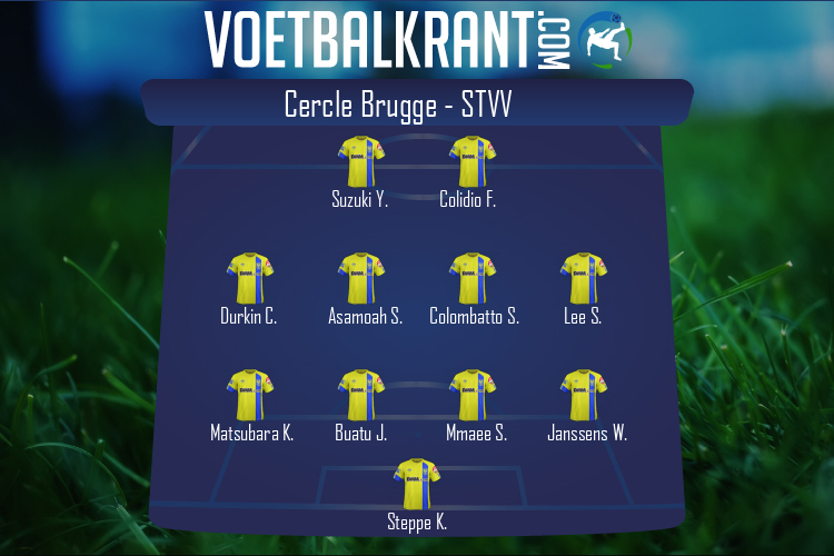 Opstelling STVV | Cercle Brugge - STVV (21/09/2020)