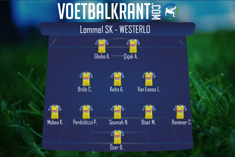 Opstelling Westerlo | Lommel SK - Westerlo (17/10/2020)