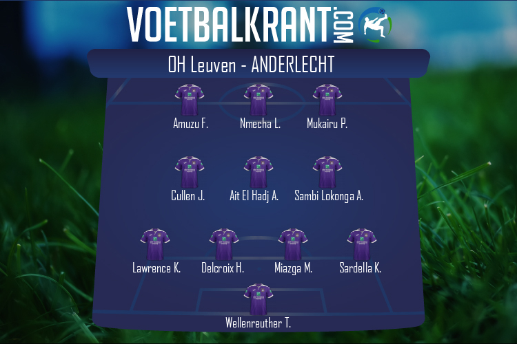 Opstelling Anderlecht | OH Leuven - Anderlecht (10/01/2021)