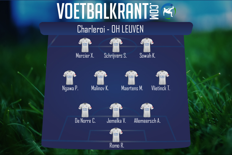 Opstelling OH Leuven | Charleroi - OH Leuven (27/01/2021)