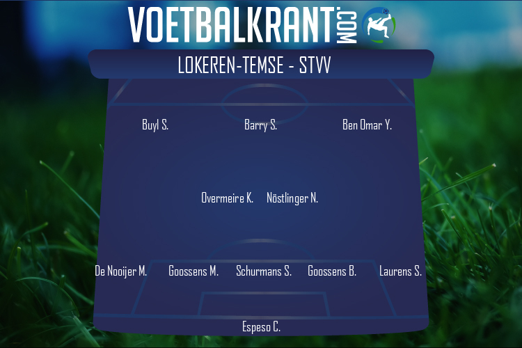 Opstelling KSC Lokeren | KSC Lokeren - STVV (03/02/2021)