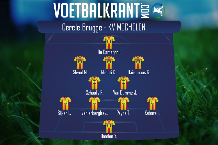 Opstelling KV Mechelen | Cercle Brugge - KV Mechelen (06/02/2021)