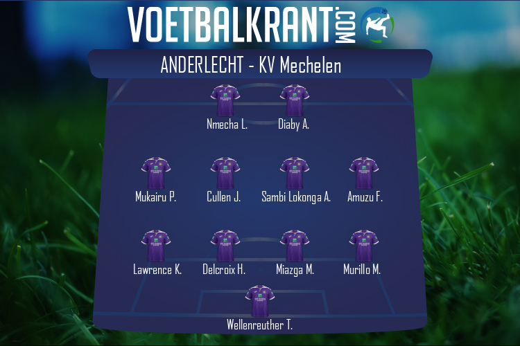 Opstelling Anderlecht | Anderlecht - KV Mechelen (07/03/2021)