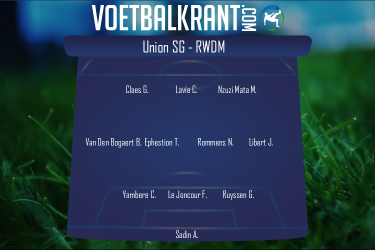 Opstelling RWDM Brussels | Union SG - RWDM Brussels (13/03/2021)