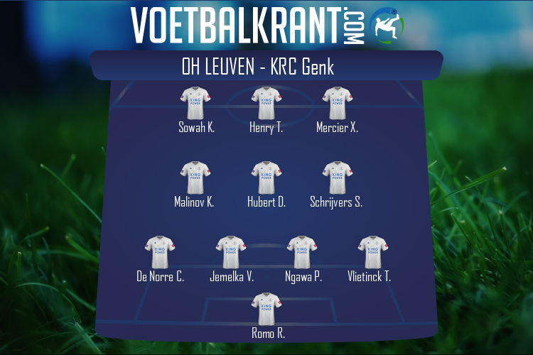 Opstelling OH Leuven | OH Leuven - KRC Genk (05/04/2021)