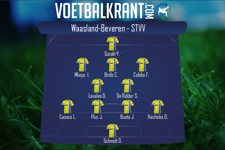 Opstelling STVV | SK Beveren - STVV (06/04/2021)