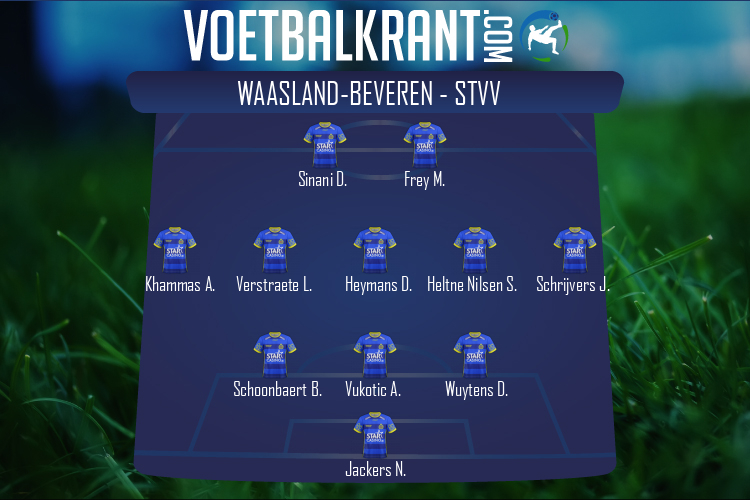 Opstelling SK Beveren | SK Beveren - STVV (06/04/2021)