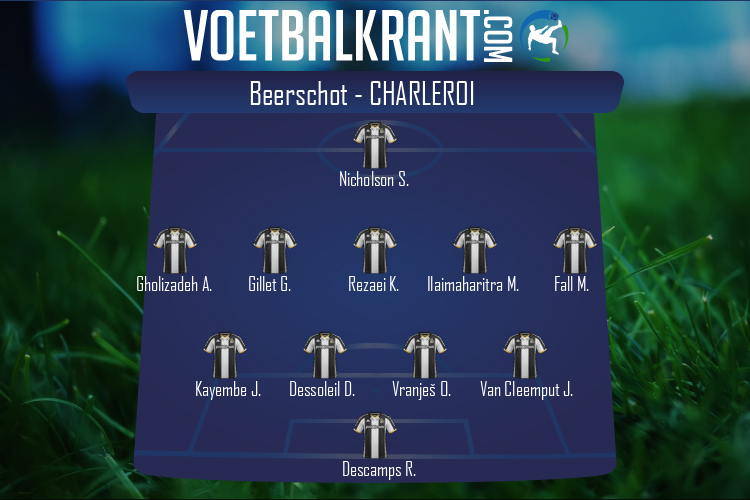 Opstelling Charleroi | K Beerschot VA - Charleroi (07/04/2021)