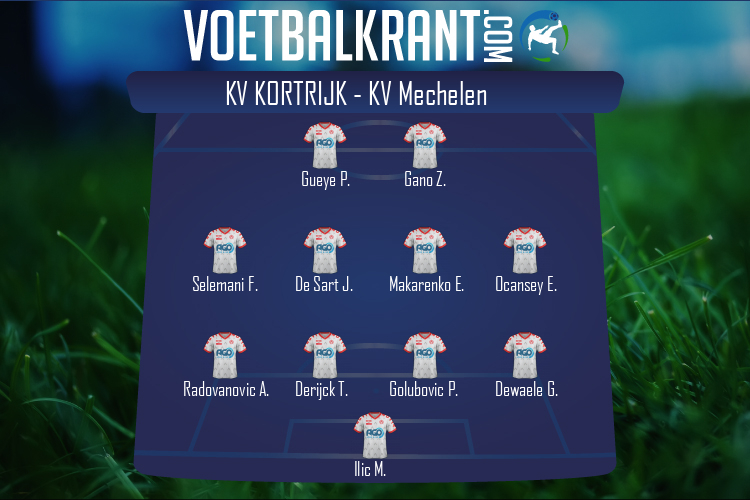 KV Kortrijk (KV Kortrijk - KV Mechelen)