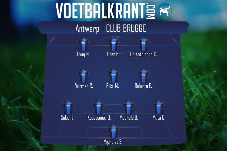 Opstelling Club Brugge | Antwerp - Club Brugge (13/05/2021)