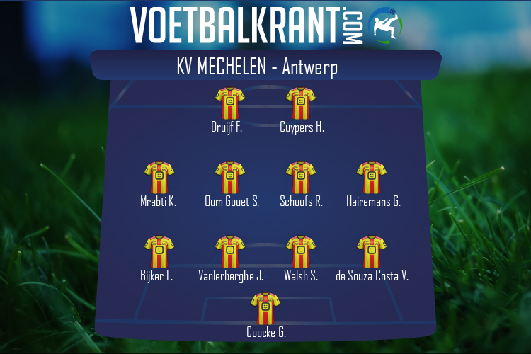 Opstelling KV Mechelen | KV Mechelen - Antwerp (25/07/2021)