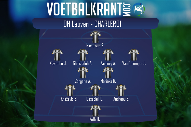 Opstelling Charleroi | OH Leuven - Charleroi (08/08/2021)