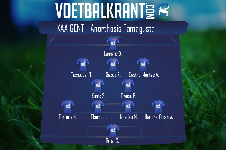 KAA Gent (KAA Gent - Anorthosis Famagusta)