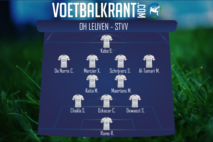 Opstelling OH Leuven | OH Leuven - STVV (24/10/2021)