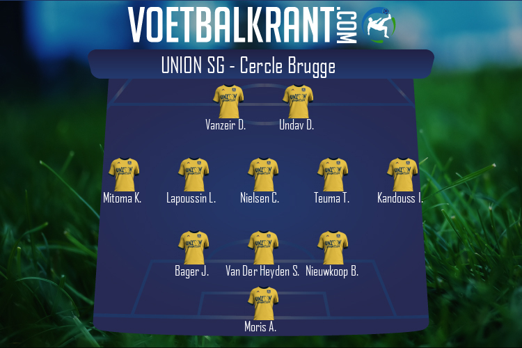 Opstelling Union SG | Union SG - Cercle Brugge (18/12/2021)