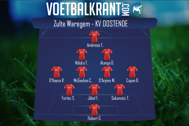KV Oostende (Zulte Waregem - KV Oostende)