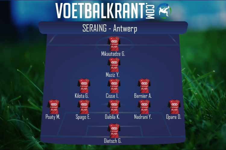 Opstelling Seraing | Seraing - Antwerp (11/02/2022)