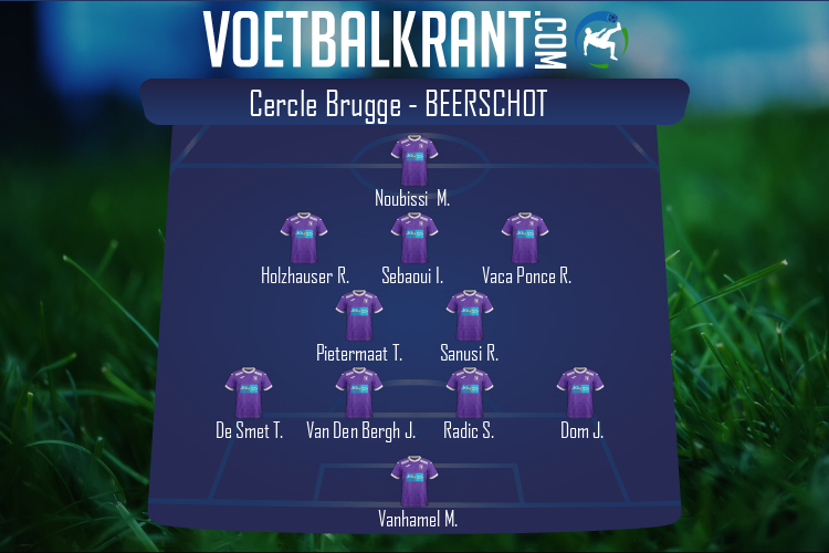 Opstelling K Beerschot VA | Cercle Brugge - K Beerschot VA (19/02/2022)