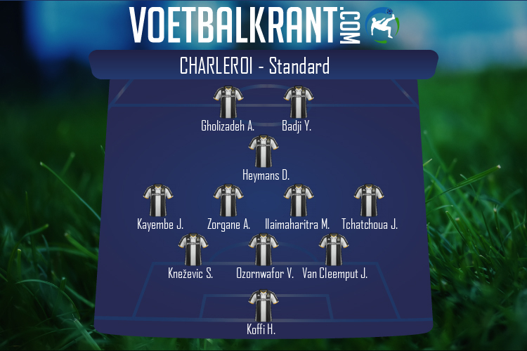 Opstelling Charleroi | Charleroi - Standard (06/03/2022)