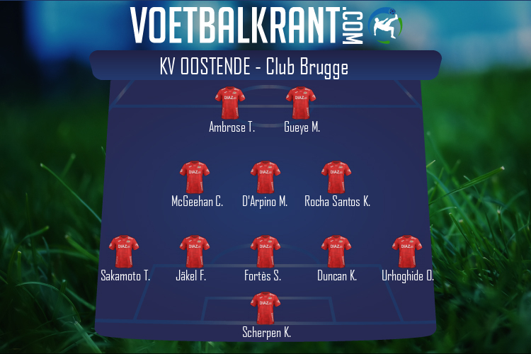 KV Oostende (KV Oostende - Club Brugge)