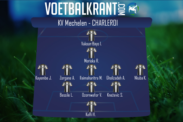 Opstelling Charleroi | KV Mechelen - Charleroi (23/04/2022)