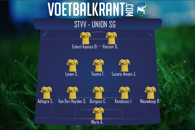 Opstelling Union SG | STVV - Union SG (23/07/2022)
