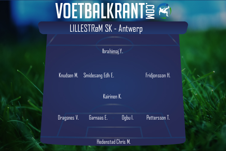 Opstelling Lillestrøm SK | Lillestrøm SK - Antwerp (04/08/2022)