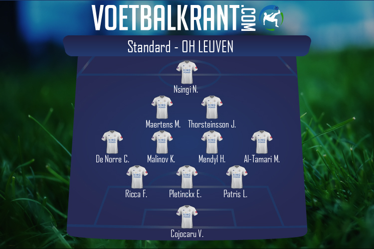 Opstelling OH Leuven | Standard - OH Leuven (21/08/2022)