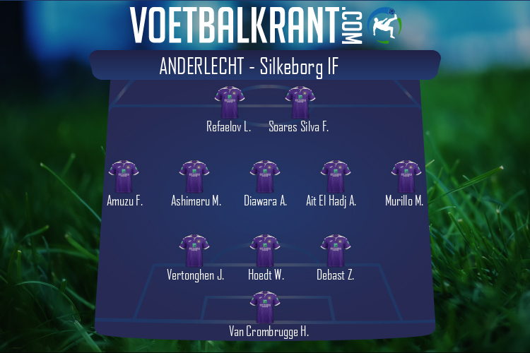 Opstelling Anderlecht | Anderlecht - Silkeborg IF (08/09/2022)