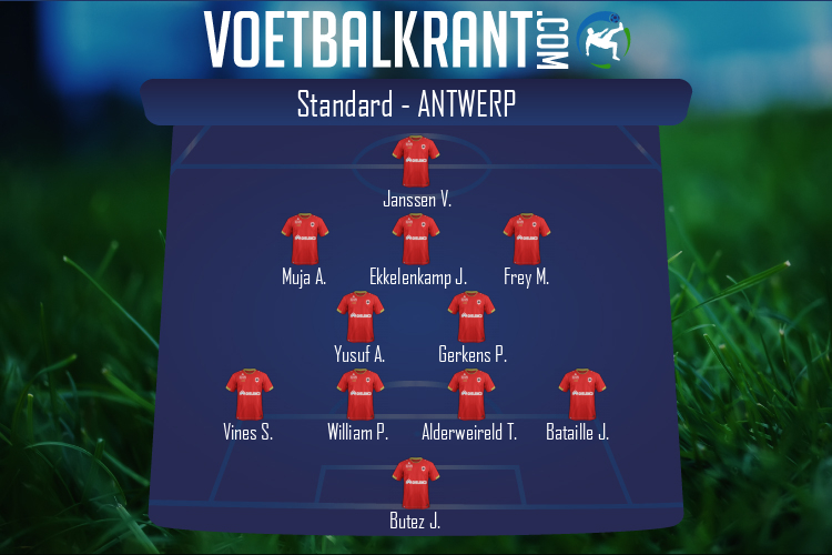 Opstelling Antwerp | Standard - Antwerp (16/10/2022)
