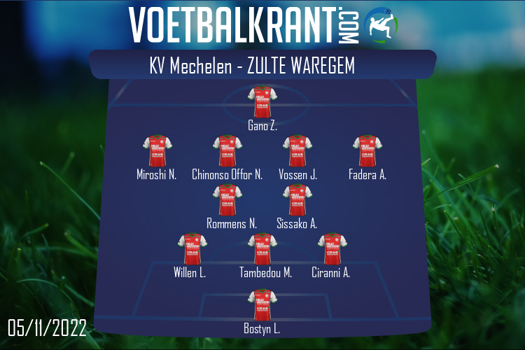 Zulte Waregem (KV Mechelen - Zulte Waregem)