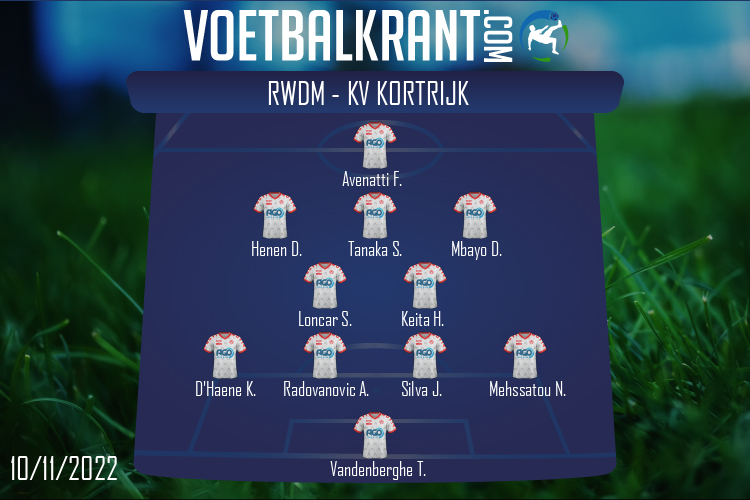 KV Kortrijk (RWDM Brussels - KV Kortrijk)