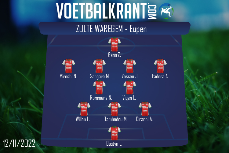 Zulte Waregem (Zulte Waregem - Eupen)