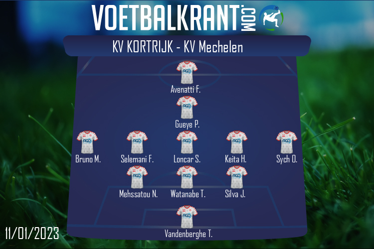 KV Kortrijk (KV Kortrijk - KV Mechelen)
