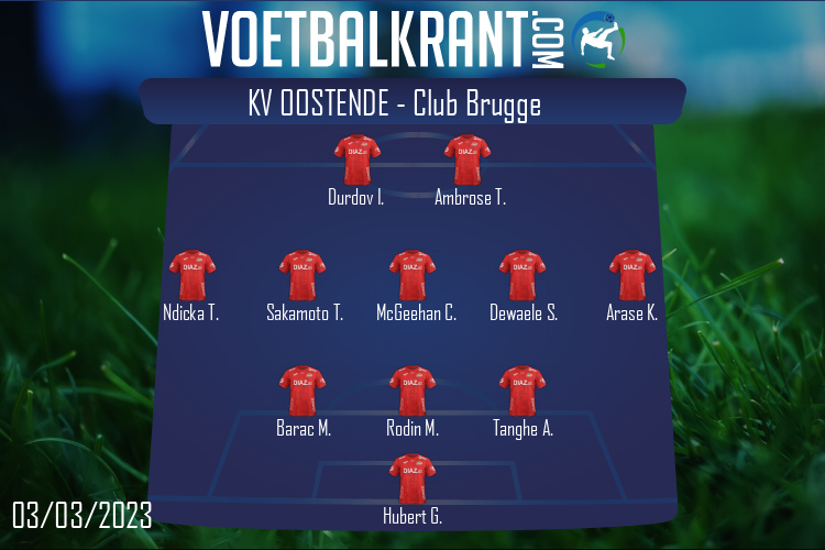 KV Oostende (KV Oostende - Club Brugge)