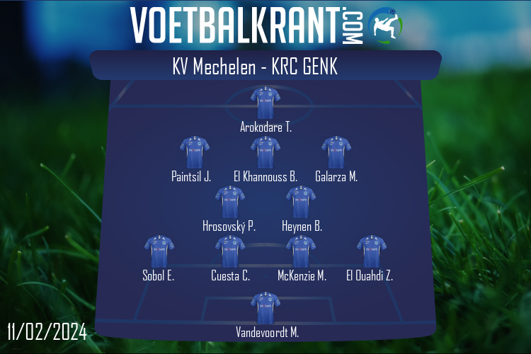 KRC Genk (KV Mechelen - KRC Genk)