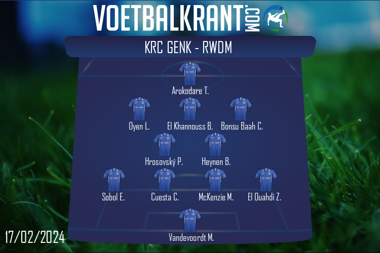 KRC Genk (KRC Genk - RWDM Brussels)