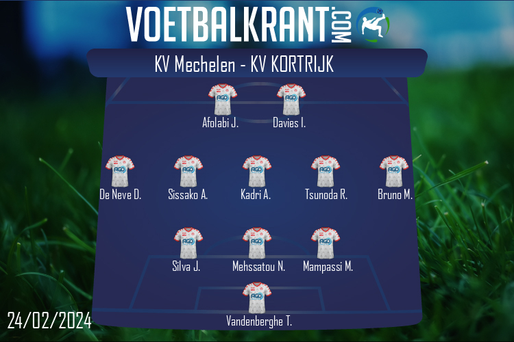 KV Kortrijk (KV Mechelen - KV Kortrijk)