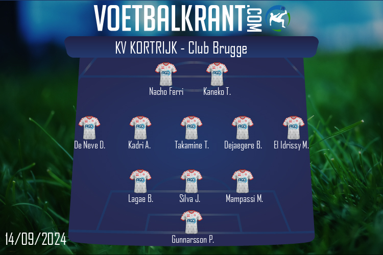 KV Kortrijk (KV Kortrijk - Club Brugge)