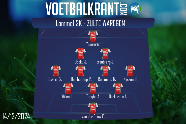 Zulte Waregem (Lommel SK - Zulte Waregem)