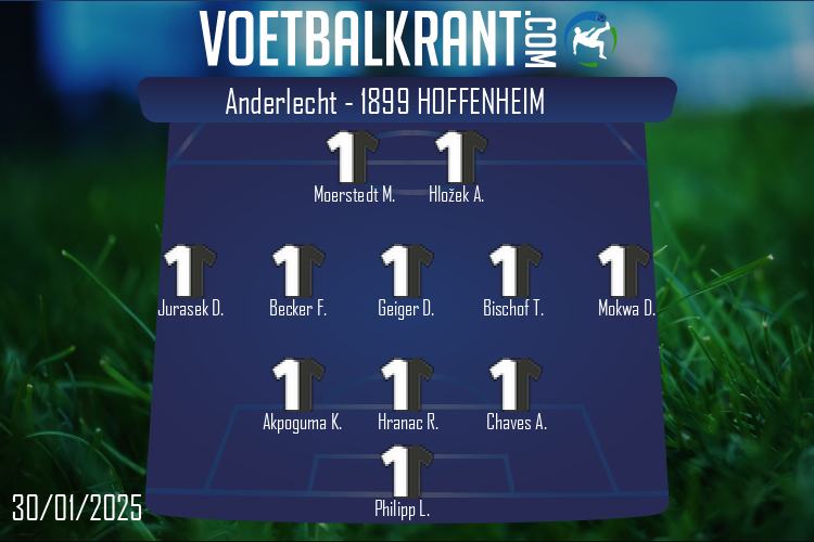 1899 Hoffenheim (Anderlecht - 1899 Hoffenheim)