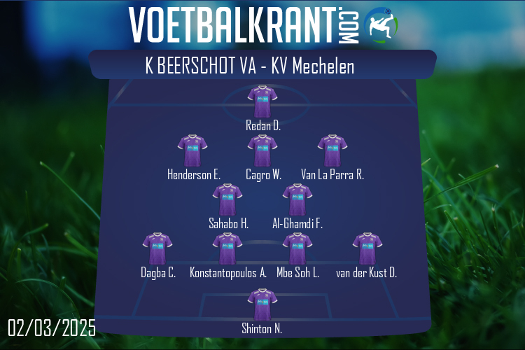 K Beerschot VA (K Beerschot VA - KV Mechelen)