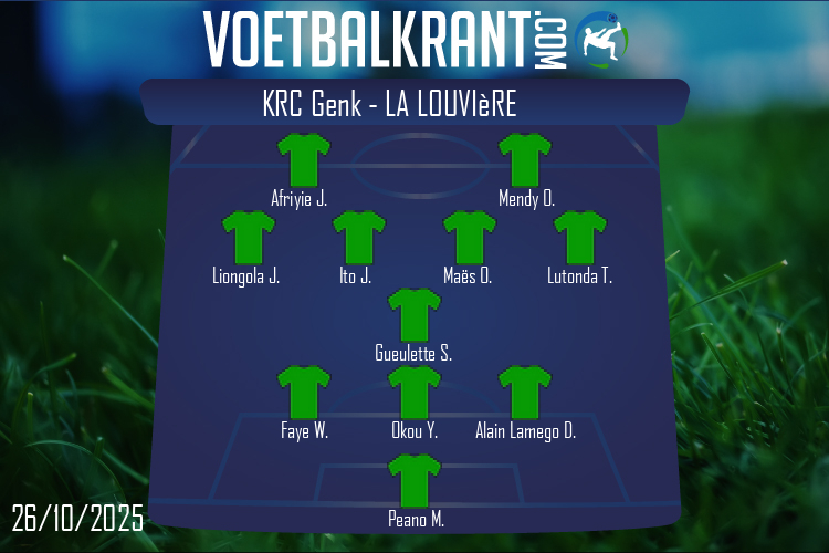 La Louvière (KRC Genk - La Louvière)