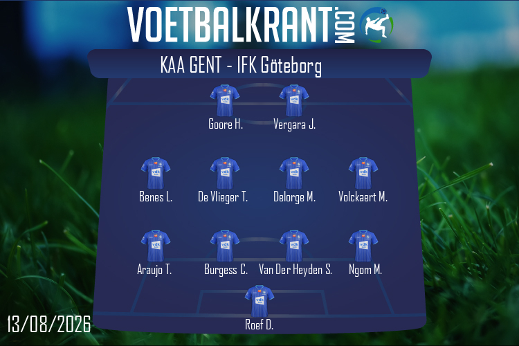 KAA Gent (KAA Gent - IFK Göteborg)