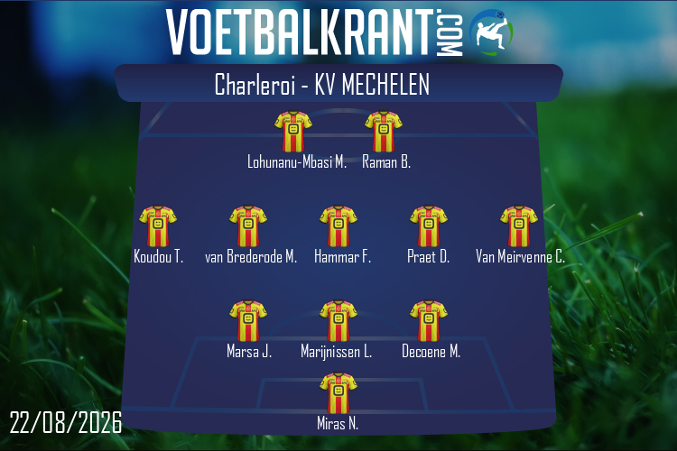 KV Mechelen (Charleroi - KV Mechelen)