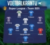 Ons team van speeldag 5 in de Super League ziet er als volgt uit