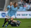 Dat is indruk maken: Red Flame Tessa Wullaert vrouw van de match na eerste twee officiële doelpunten voor Manchester City